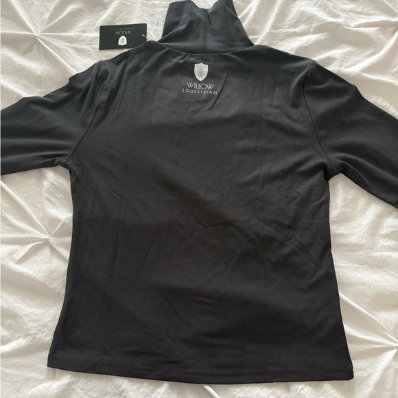 Willow Equestrian Grey Turtleneck Long Top Sleeve Size L, Brand new with tags - Picture 2 of 4
